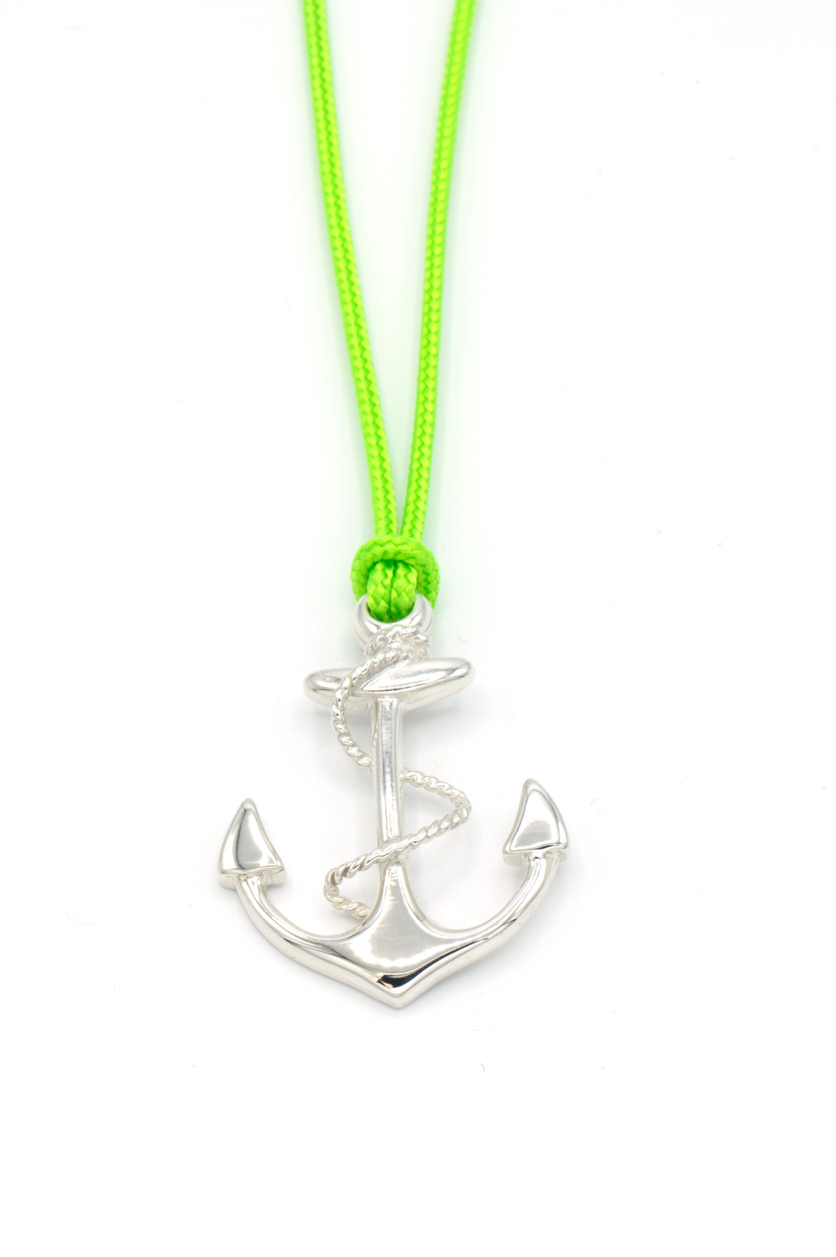 Girocollo Anchor Verde Fluo