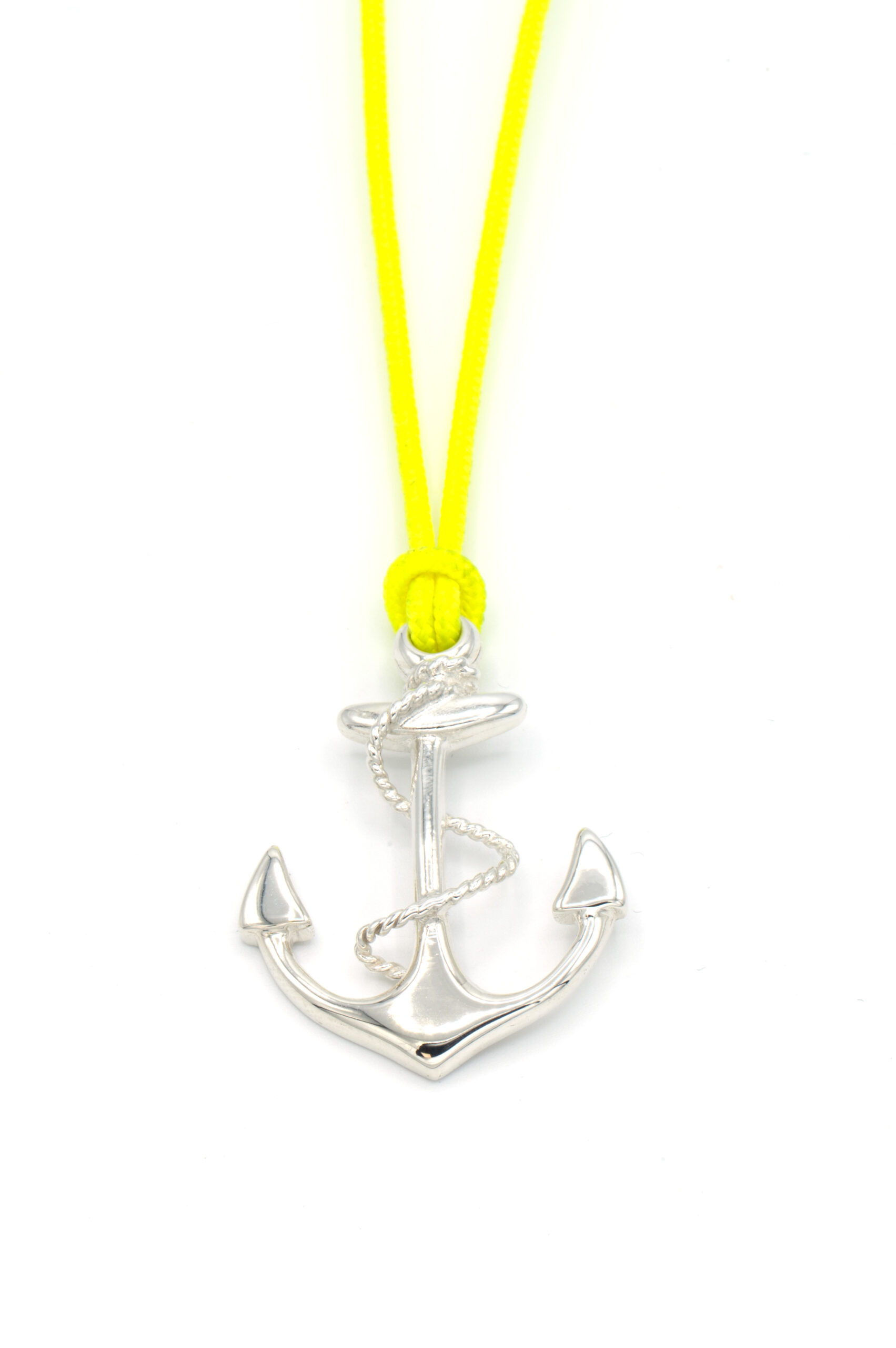 Girocollo Anchor Giallo Fluo