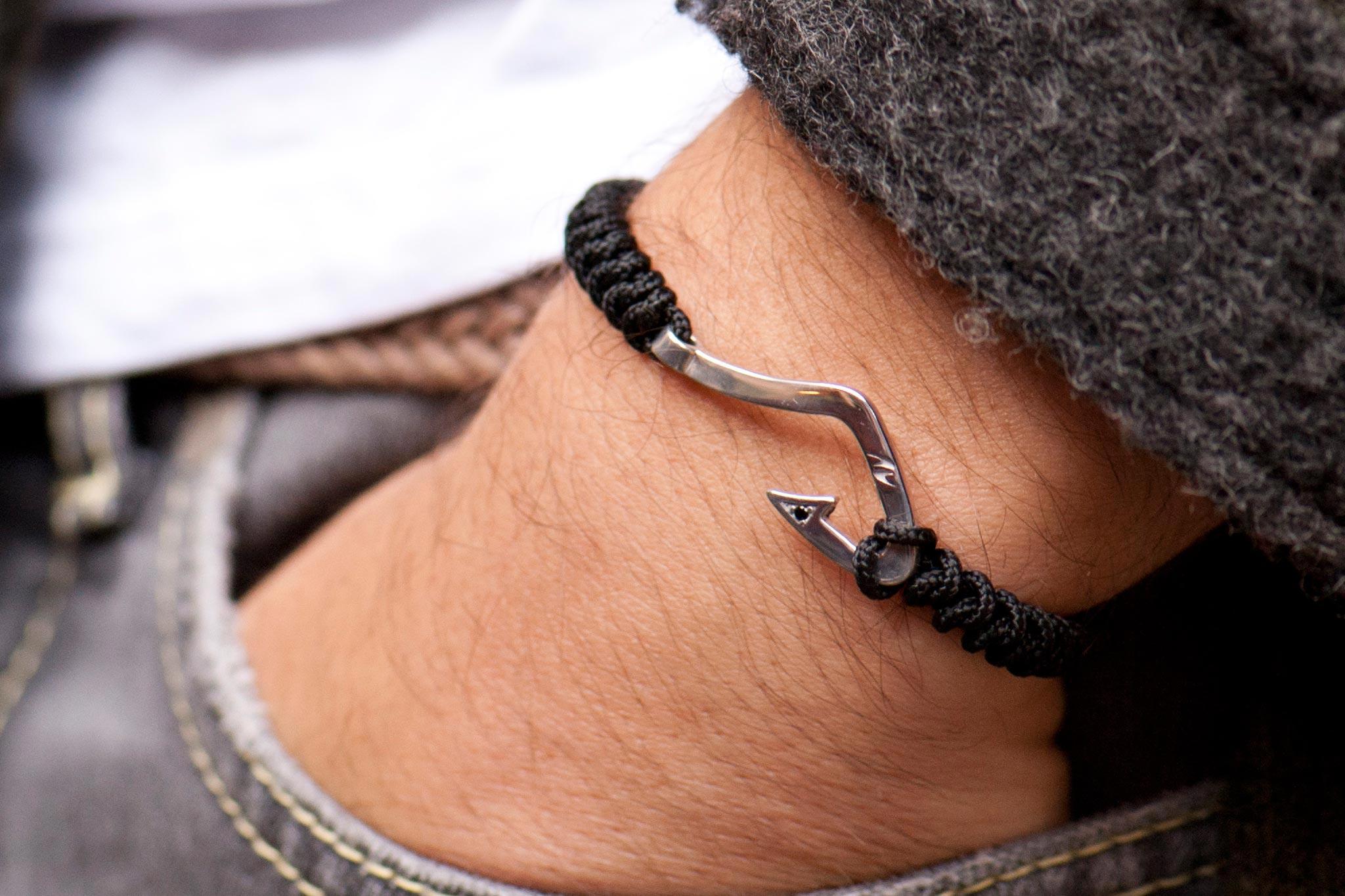 Bracciale Hook Nero - immagine 2