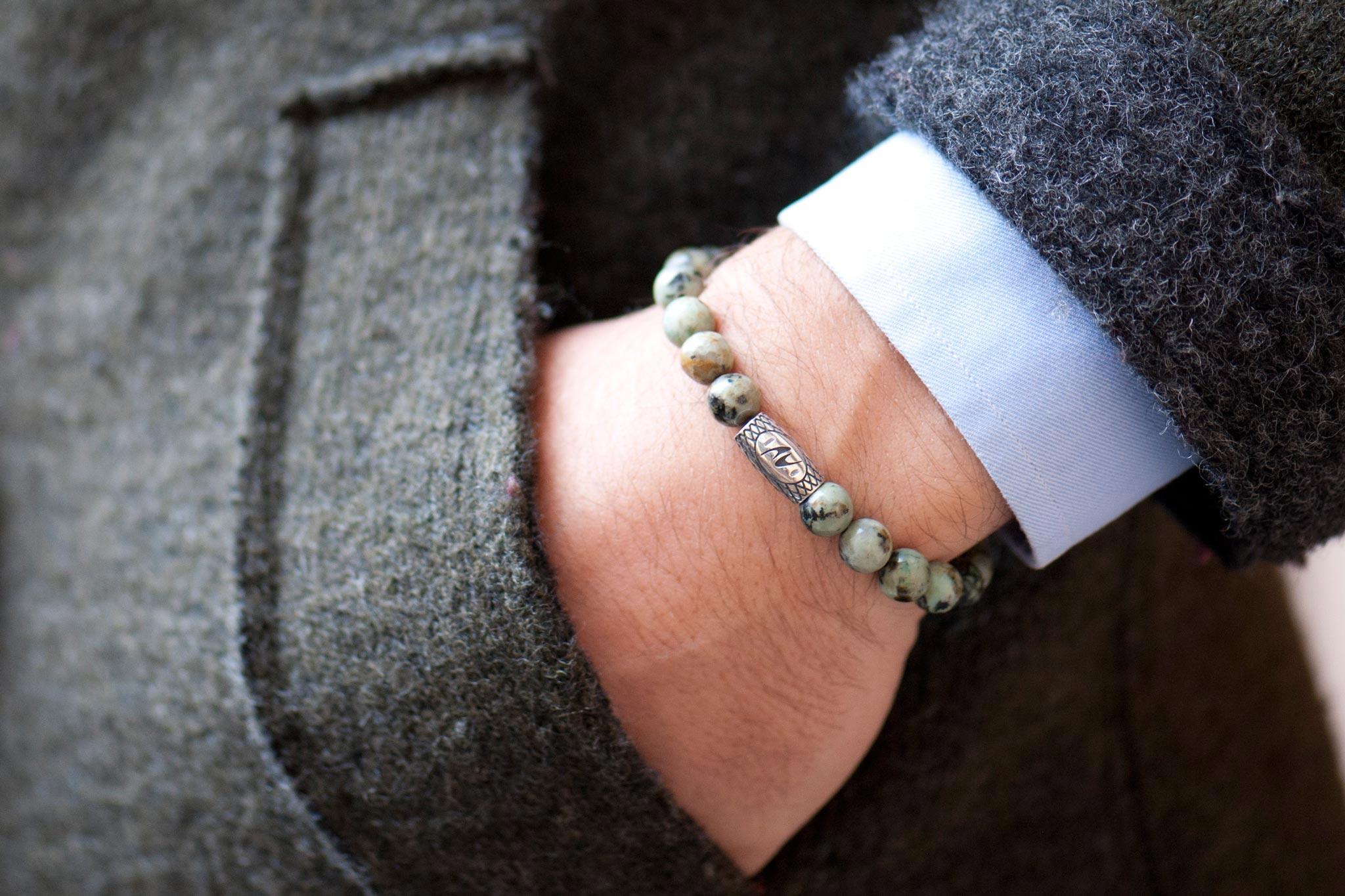 Bracciale Stone Turchese Africano - immagine 2
