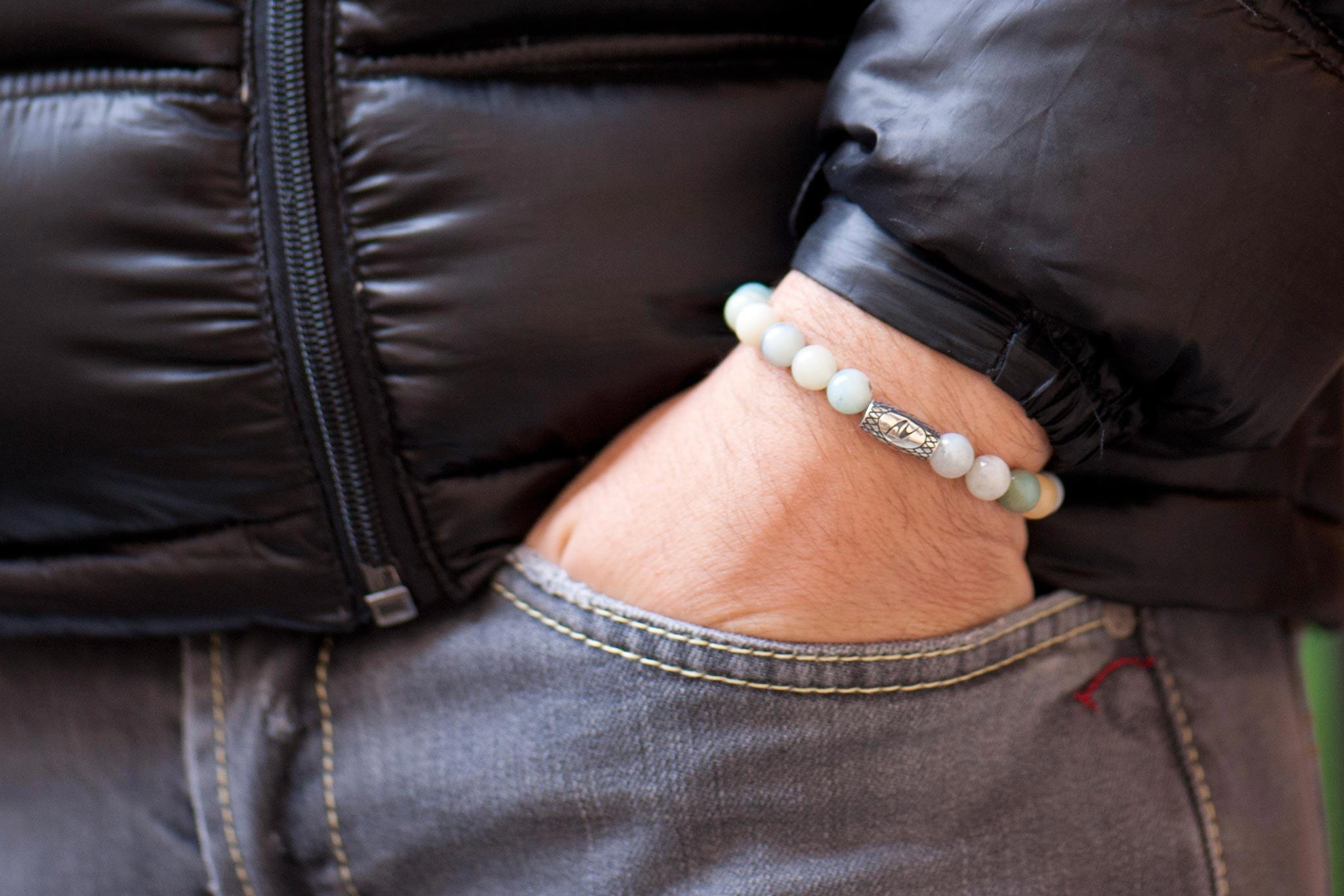 Bracciale Stone Amazzonite - immagine 2